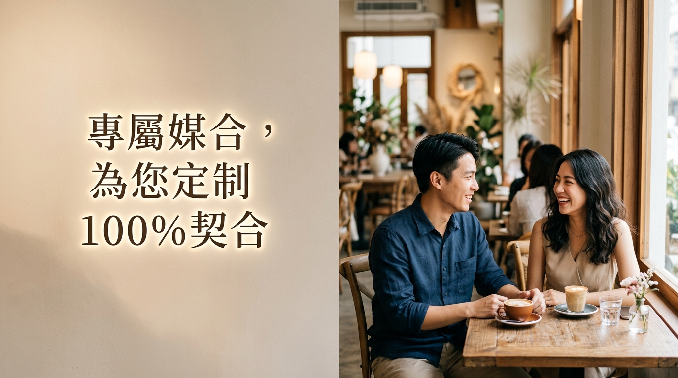 專屬媒合，為您定制 100% 契合
