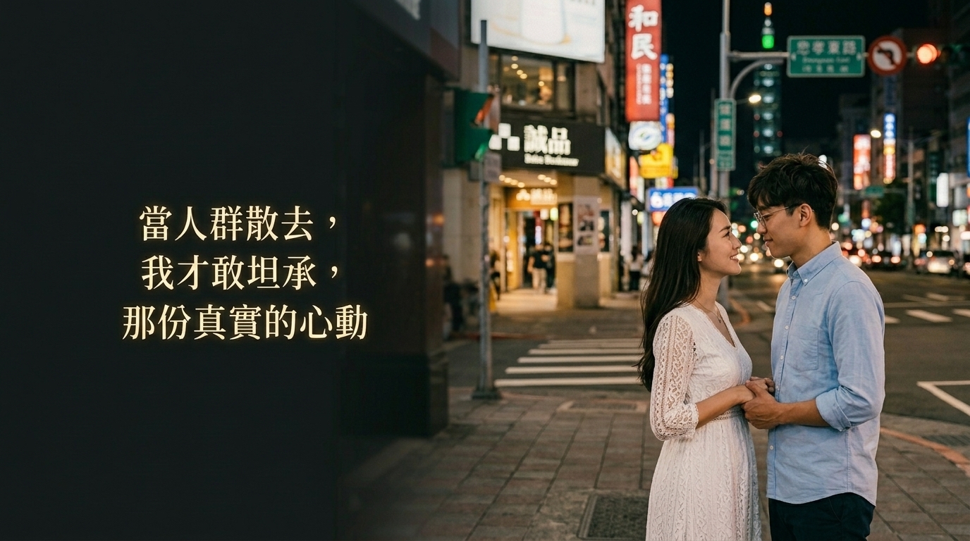 當人群散去，我才敢坦承，那份真實的心動