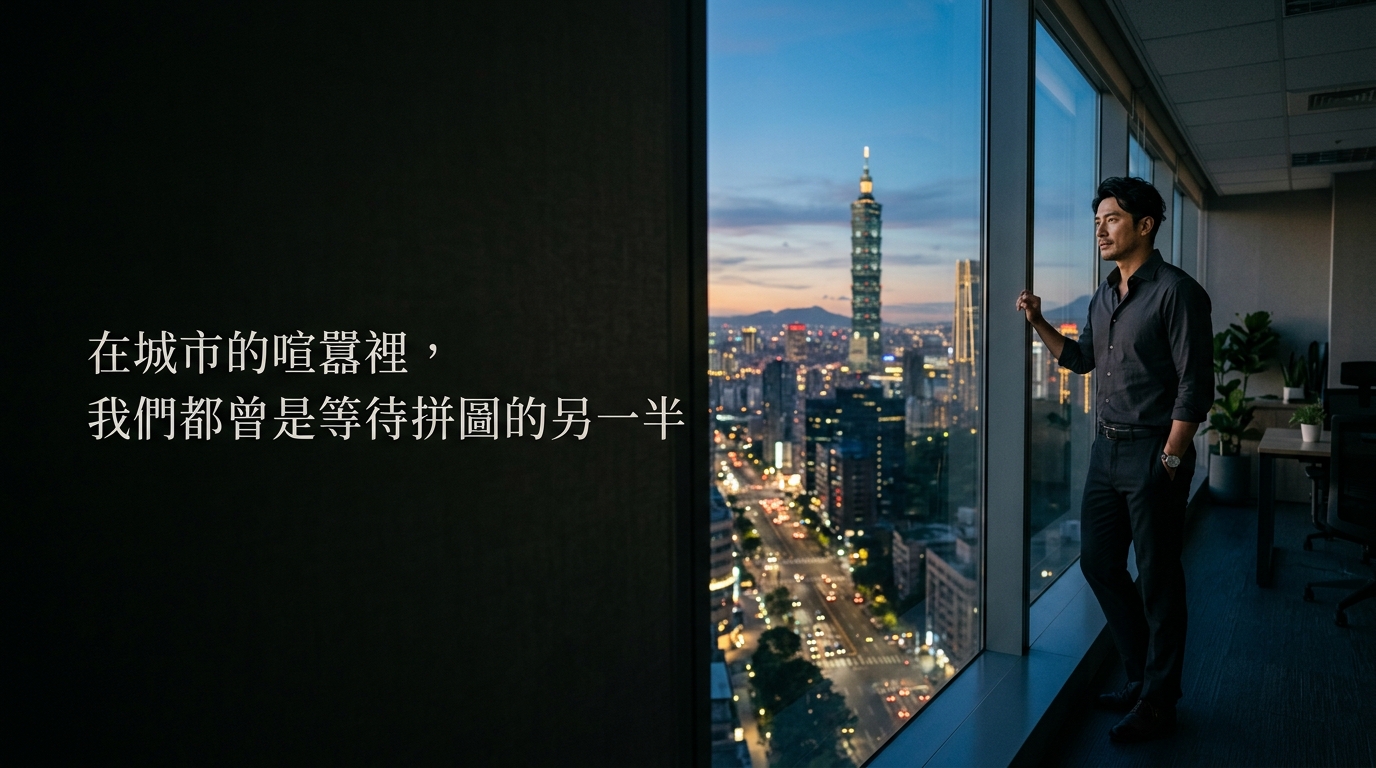 在城市的喧囂裡，我們都曾是等待拼圖的另一半
